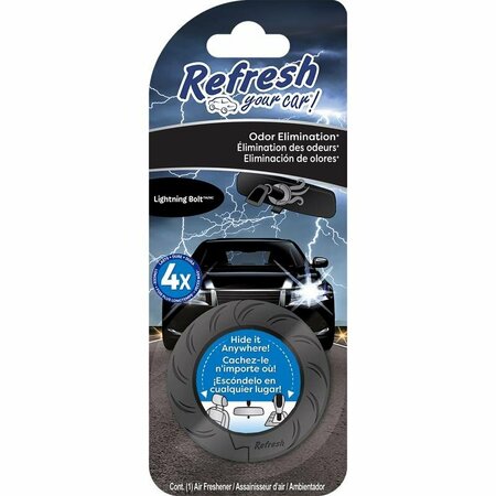 REFRESH YOUR CAR AUTO AIR FRESHENER LIGHTNG BLT RDR256-1AME